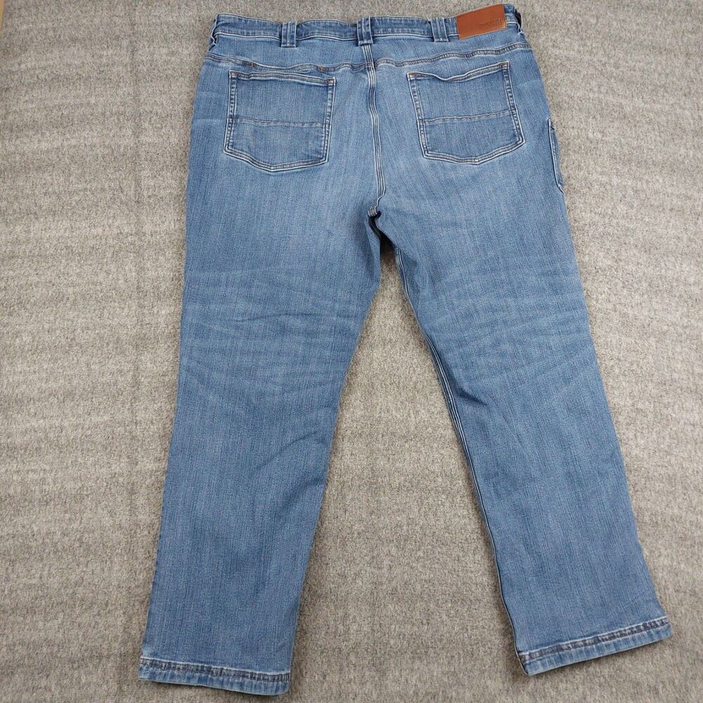 Duluth Trading Jeans Men 42x30(Fit 43x30) Blue Ballroom Double Flex Relaxed Fit - Picture 3 of 8
